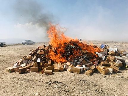 معدوم سازی ۲ تن مواد غذایی فاسد و فاقد تاریخ در شهرستان دیلم