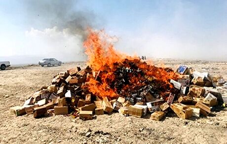 معدوم سازی ۲ تن مواد غذایی فاسد و فاقد تاریخ در شهرستان دیلم