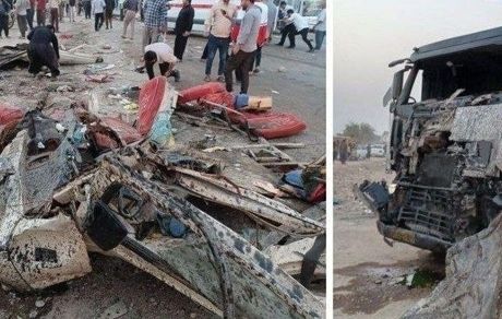 عزای عمومی دو روزه به دلیل تصادف خونین منجر به مرگ ۱۶ نفر در شوشتر