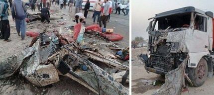 عزای عمومی دو روزه به دلیل تصادف خونین منجر به مرگ ۱۶ نفر در شوشتر
