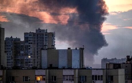 حمله پهپادی و موشکی روسیه به اوکراین