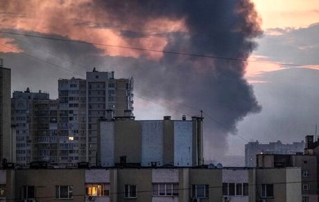 حمله پهپادی و موشکی روسیه به اوکراین