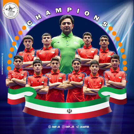 ایران قهرمان کشتی فرنگی نونهالان آسیا شد