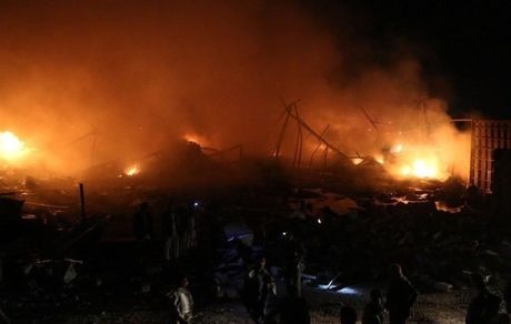  صنعاء به شدت بمباران شد 