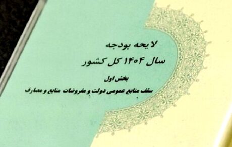 ارسال بخش دوم لایحه بودجه ۱۴۰۴ مربوط به جداول به شورای نگهبان