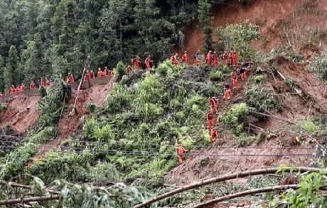 ده‌ها کشته و مفقودی براثر بارش‌های سیل‌آسای چین