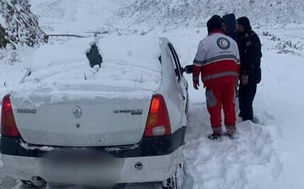 امدادرسانی نیروهای هلال احمر به ۷۹۴۷ نفر در برف و کولاک