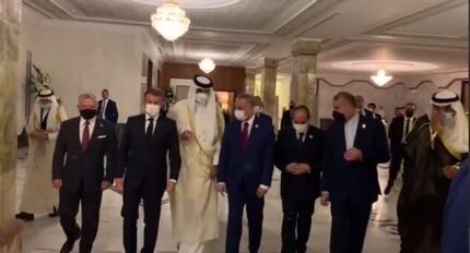 گفت‌وگوی امیرعبداللهیان با رئیس‌جمهور مصر در حاشیه نشست بغداد