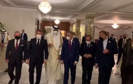 گفت‌وگوی امیرعبداللهیان با رئیس‌جمهور مصر در حاشیه نشست بغداد