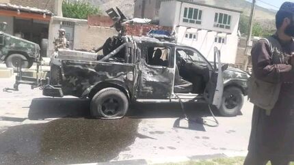 انفجار یک خودرو در بدخشان افغانستان