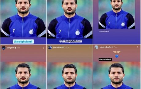 بازیکنان استقلال پشت عارف غلامی درآمدند