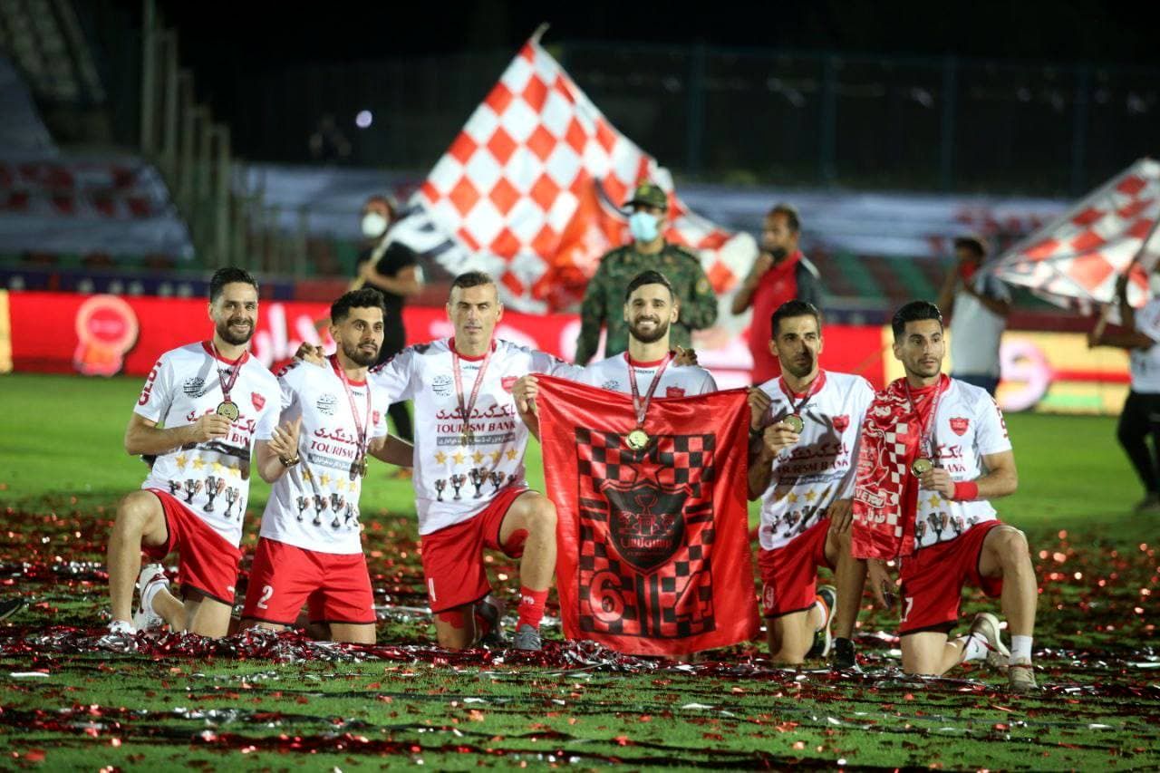 جشن پنجمین قهرمانی متوالی پرسپولیس در لیگ برتر