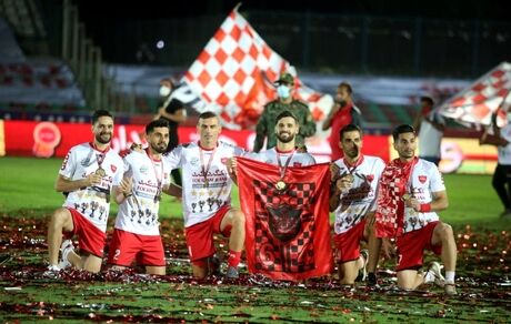 تصاویر | جشن پنجمین قهرمانی متوالی پرسپولیس در لیگ برتر