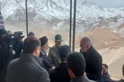 بازدید رییس جمهور از سد نمرود در فیروزکوه