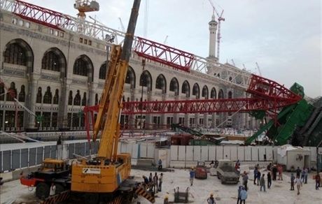 شرکت بن لادن در پرونده سقوط جرثقیل در مسجد الحرام جریمه شد