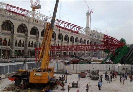 شرکت بن لادن در پرونده سقوط جرثقیل در مسجد الحرام جریمه شد