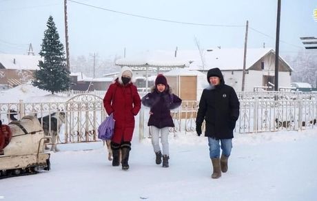 سرمای ۶۰ درجه زیر صفر در روسیه!