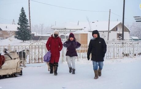 سرمای ۶۰ درجه زیر صفر در روسیه!