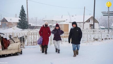 سرمای ۶۰ درجه زیر صفر در روسیه!