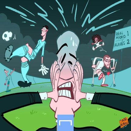 کارتون| بلای جان زیدان 