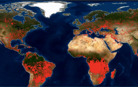 کمک ایستگاه فضایی بین‌المللی به آتش‌نشانان در مبارزه با آتش‌سوزی‌های بزرگ