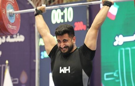 رکورد دوضرب جهان بصورت غیررسمی توسط وزنه بردار ایرانی شکست