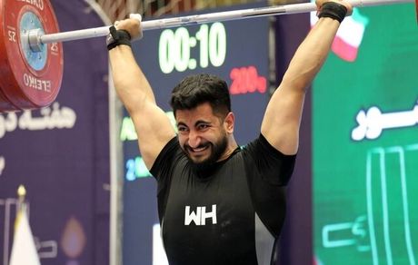 رکورد دوضرب جهان بصورت غیررسمی توسط وزنه بردار ایرانی شکست