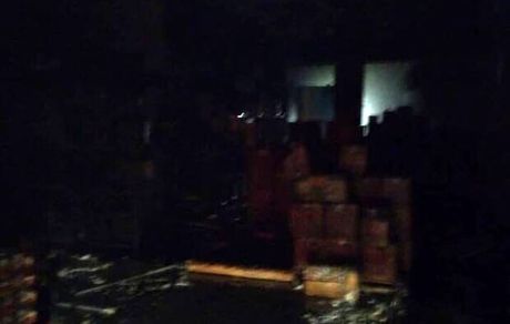 آتش سوزی گسترده در شهرک مواد غذایی آمل