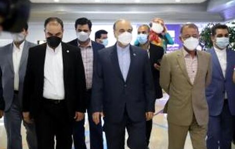 وزیر ورزش به اردوی تیم ملی فوتبال رفت