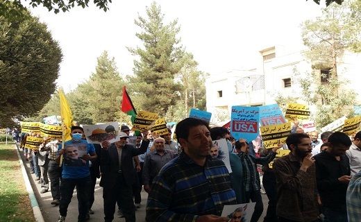 راهپیمایی حمایت از مردم مظلوم فلسطین در نقاط مختلف کشور