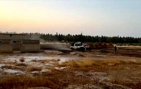 حمله ترکیه به خودروی شبه نظامیان قسد در سوریه