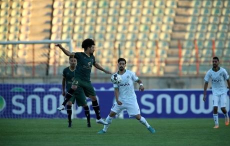 برد پرگل ذوب آهن مقابل قزوینی‌ها