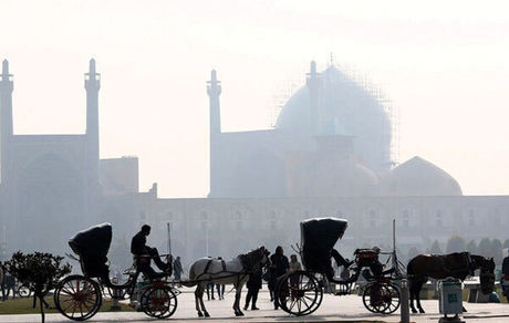 ادامه آلودگی شدید هوا در اصفهان