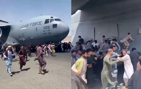 پیدا شدن بقایای جسد یک افغانستانی در ارابه فرود هواپیمای آمریکایی