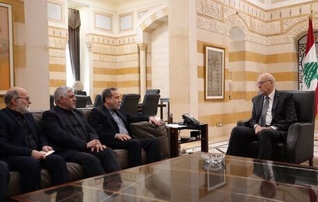 عراقچی با نخست‌وزیر لبنان دیدار کرد