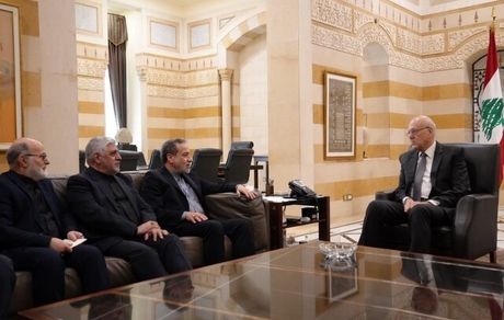 عراقچی با نخست‌وزیر لبنان دیدار کرد