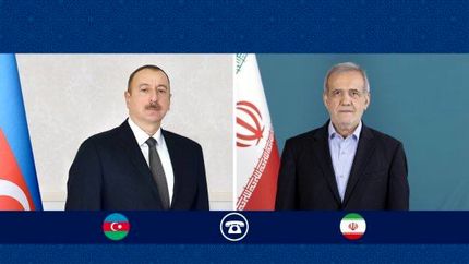 گفت و گوی عیدانه رئیس جمهور با همتای جمهوری آذربایجان