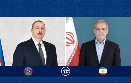 گفت و گوی عیدانه رئیس جمهور با همتای جمهوری آذربایجان
