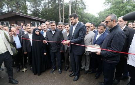 وزیر راه، فاز اول پارک جنگلی شهید نوبخت را افتتاح کرد