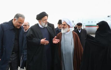 رییس جمهور وارد زنجان شد