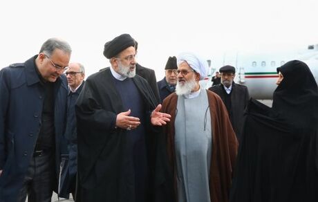 رییس جمهور وارد زنجان شد