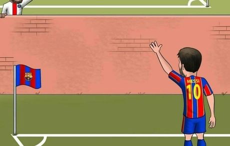 کارتون| تعارف مسی و نیمار به هم