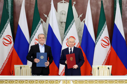 معاهده مشارکت راهبردی جامع با ایران به امضای پوتین رسید