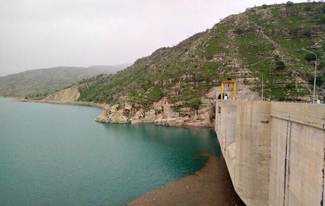 دریچه سد کمندان در استان لرستان باز شد