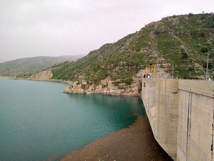 دریچه سد کمندان در استان لرستان باز شد