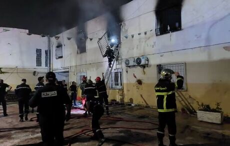جان باختن ۱۱ نفر در حادثه آتش سوزی پرورشگاهی در الجزایر