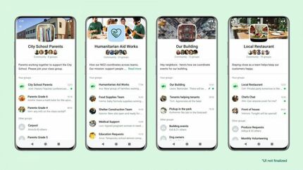 قابلیت Communities واتس اپ رونمایی شد / امکان ارسال فایل‌هایی با حجم ۲ گیگابایت فراهم شد