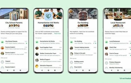 قابلیت Communities واتس اپ رونمایی شد / امکان ارسال فایل‌هایی با حجم ۲ گیگابایت فراهم شد