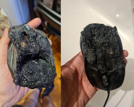 انفجار یک ماوس حادثه آفرید