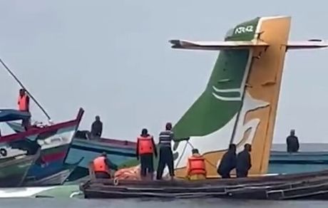 هواپیمای تانزانیایی با ۵۳ سرنشین در دریاچه ویکتوریا سقوط کرد + ویدئو